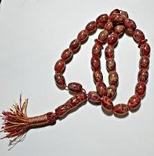 Red Golden Yellow Jasper Color Glass Beads Mala Prayer ...
