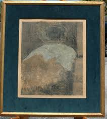 Mid Century 1964 Abstract Intaglio Etching by Venezulean ...