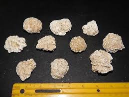Lot of 10 - Selenite Cluster - Sand Desert Rose Specimen #4 ...