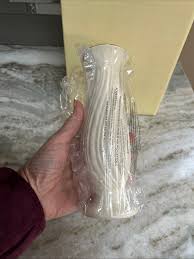 LENOX PAIR OF CANDLESTICK HOLDERS IVORY/GOLD NEW BOX HOUSEWARMING. New in box .