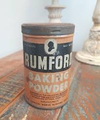 Rumford Vintage 4 Oz. Baking Powder Empty Tin Rusted Farmhouse Rustic | eBay