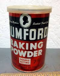 Rumford Baking Powder 10 oz tin, (empty), plastic lid, great graphics & colors | eBay