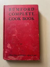 RUMFORD COMPLETE COOK BOOK by Lily Wallace 1944 HC +Time ...