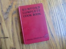 Vintage 1948 Rumford Complete Cook Book, Rumford Chemical ...