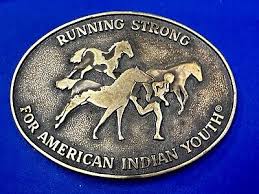 Running Strong With Three Horses For Native American Indian ...