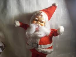 1950's 15 1/2" SANTA CLAUS Christmas Figurine Decoration ...
