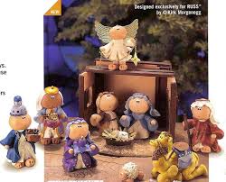 Angel Cheeks NATIVITY Scene 9 pc Set LAST ONE | #29737391