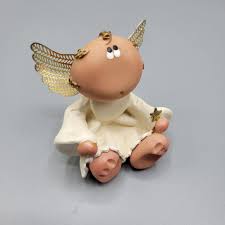 Vintage 2001 Handmade Kirk 2001 Angel Cheeks Figurine ...