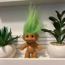 Vintage Russ Troll Dolls, BEST SELLER, 3" Naked Trolls, Good Luck Troll Doll, Yellow Orange Pink Red Purple Green White Blue Rainbow Hair - Etsy UK