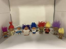 9 Vintage Russ Troll Doll 3”-5” With Outfits 80/90s | eBay