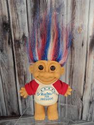 Vintage Russ Troll Doll 5" - Russ Troll for President - Red ...