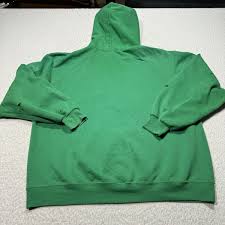 Champion Unisex Notre Dame Hoodie Green Logo Sweatshirt ...