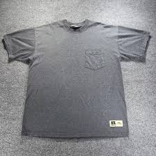 Vintage Russell Athletic Shirt Mens Large Pro Pocket Tee ...