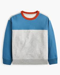 Boys' Relaxed Colorblock Sweatshirt For Boys | Factory