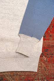 John Gluckow Freedom Sweat - Oatmeal / Light Blue – Guilty Party