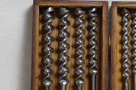 MIB SET OF 9 PASSAIC JENNINGS PATTERN AUGER BITS - 1/4" ~ 1 ...