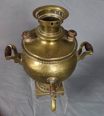 Antique Imperial Russian Tula Charcoal Brass Samovar Withe 4 ...