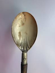 Antique Manning Bowman Serving Spoon: Hand Carved Wood ...
