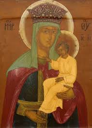 ANTIQUE 19c RUSSIAN ICON OF "SEEKING OF THE LOST "MOTHER OF ...