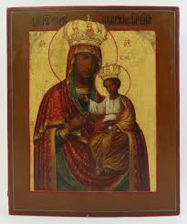 Russische Ikone, Ende 19. Jahrhundert - Porzellan, Glas und ...