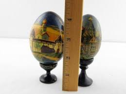 Lot of 2 Vintage Russian St. Basils Cathedral Church Hand Painted Eggs VERY GOOD | eBay Australia