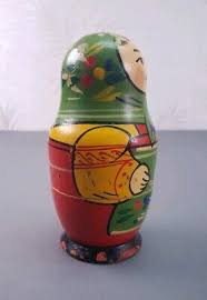 Single Soviet Russian Nesting Doll Made in USSR Collectable Approx 5" | eBay