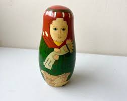 Vintage Nativity Set. Set of 6 Russian Matryoshka Nesting Dolls. Nativity Stacking Dolls. Wooden Christmas Nesting Doll Handmade. - Etsy Ireland