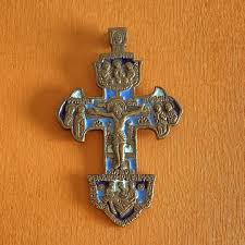 Bronze Crucifix (1950s) Chest Cross - Etsy Ireland