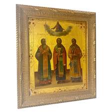 19th Century Icon, Framed | Chairish