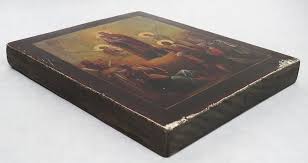 ANTIQUE 19th c RUSSIAN ORTHODOX ICON HAND PANTED MOTHER OF GOD WOOD PANEL | eBay