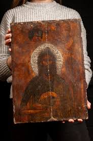 18th Century Eastern Orthodox Tempera Icon – Industrial Artifacts