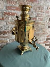 Antique Samovar Batashov Samovar Soviet Teapot Vintage Kettle Antique Wood-burning Brass Russian Samovar Ukrainian Samovar Gift for Her - Etsy