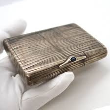 IMPERIAL 84, 1925 Russian SILVER Cigarette, Snuff Box / Case "ART NOUVEAU" 166 | eBay