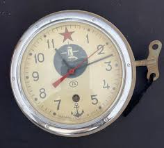 Russian submarine clock - Vintage Ship Salvage