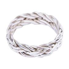 UNICEF Market | Braided Sterling Silver Ring - Distant Dreams