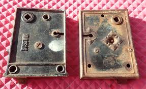 Antique Vintage Interior Rim Lock Door Lock Lot (Russell ...