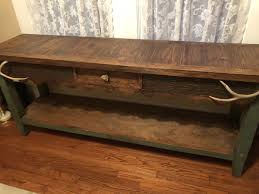 Custom Made Solid Wood Console Table , 72” L X 30 1/2” T X ...