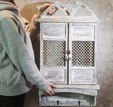 zaizai Wall Mirror, Antique Rectangular Mirror With Hook ...