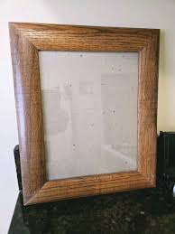 Vintage Solid Oak Wood Wall Mount Frame With 8x10 Opening | eBay
