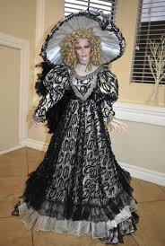 LIMITED ED Big Goth Vampire Witch 1996 Rustie Doll Black ...