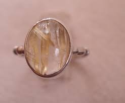 Golden Rutile Quartz Sterling Silver Handmade Ring - Shop ...