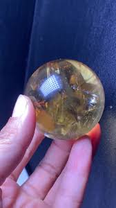 100% Natural Citrine! 49mm Natural Rainbow Quartz Citrine Quartz Crystal Sphere Crystal Healing - Etsy