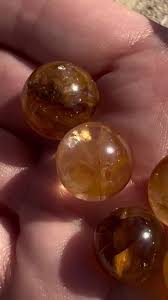 Tiny Golden Healer Quartz | 14mm - 17.5mm Golden Healer Mini Spheres | Tiny Crystal Balls | Golden Healer Marbles | Miniature | Solar Plexus - Etsy