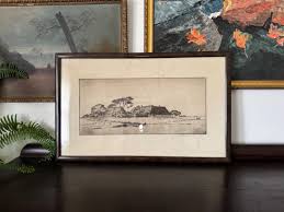 Antique Ingwer Paulsen "frisian Homestead" Etching Antique ...