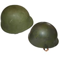 U. S. Army Type 1 Ground Troops Helmet & Liner (7) – Hahn's ...