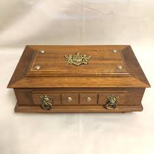 Vintage S. Sper Bijou Wooden Jewelry Box With Family Crest, Victorian Style Jewelry Box With Velvet Lining, Antique European Case - Etsy