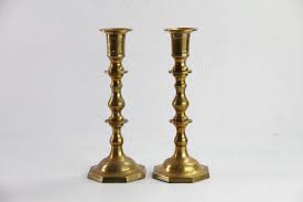 Antique Brass Candlestick Holders for Elegant Decor – Debra ...