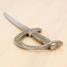 Vintage Chrome Letter Opener – Sword-shaped Envelope Knife ...