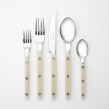 Bistro Ivory Flatware - 5 piece set by Sabre