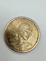 Rare 2000 D SACAGAWEA ONE DOLLAR US LIBERTY COIN GOLD COLOR ...